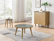 Steve Silver Novato Green Light Chestnut Cocktail Table