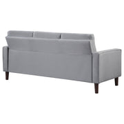 Coaster Furniture Bowen Beige Upholstered Arms Tufted Sofa