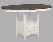 Crown Mark Hartwell Chalk Grey Counter Height Table