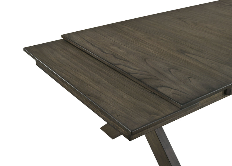 New Classic Furniture Gulliver Rustic Brown Dining Table