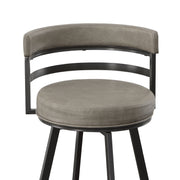 Steve Silver Gene Pebble Swivel Bar Stool