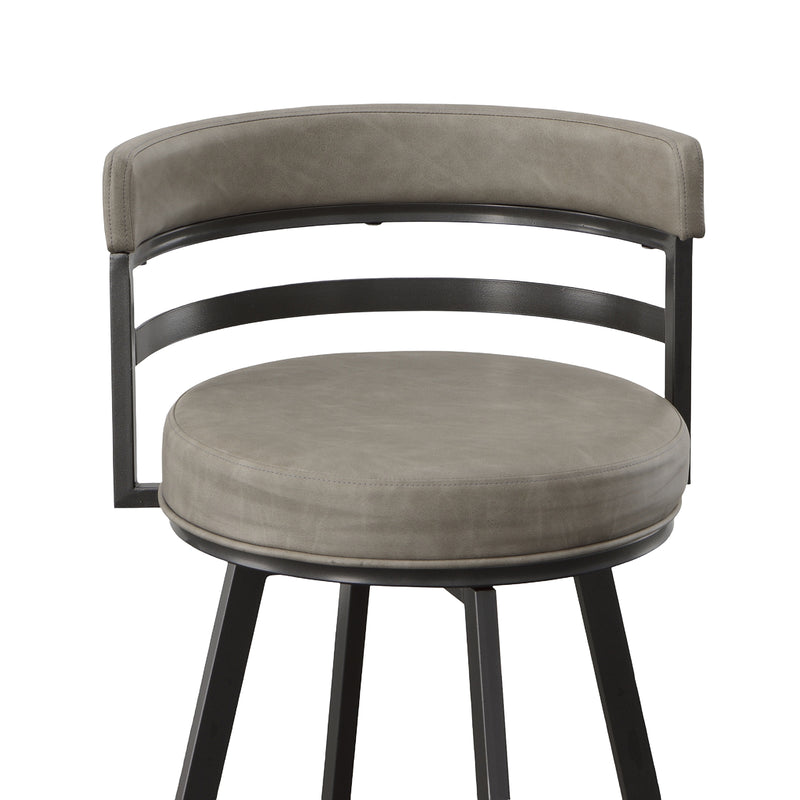 Steve Silver Gene Pebble Swivel Bar Stool