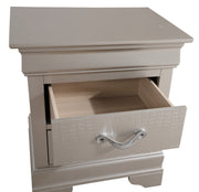 Glory Furniture Lorana White Pearl Nightstand