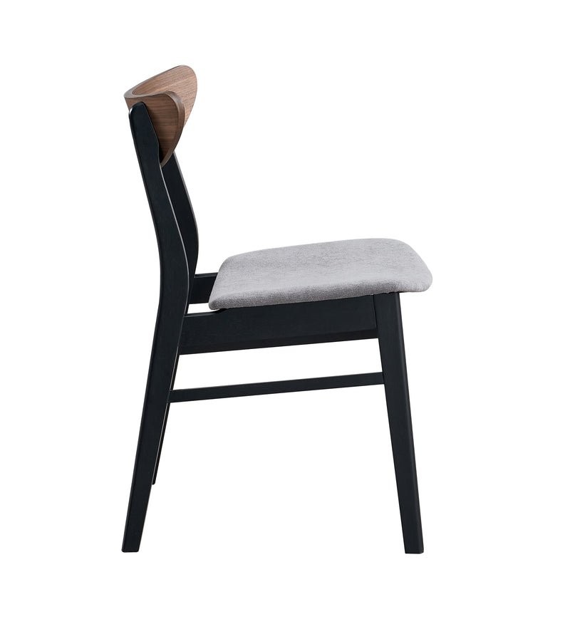 Acme Furniture Rebi Gray Walnut Black 5pc Dining Room Set