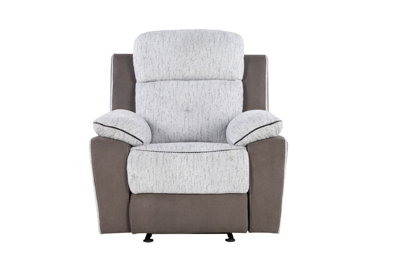 Global Furniture U5050 Grey Glider Recliner