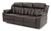 Glory Furniture Daria Black Reclining Sofa