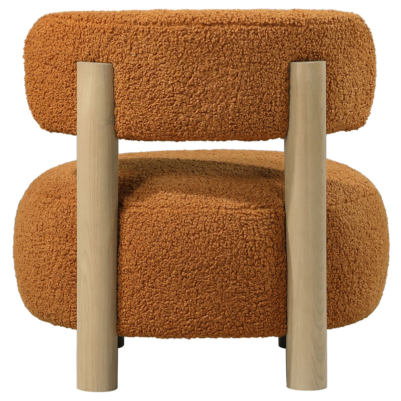 Coaster Furniture Zonie Orange Gold Accent Chair