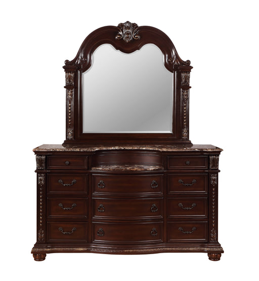 Crown Mark Stanley Dresser and Mirror