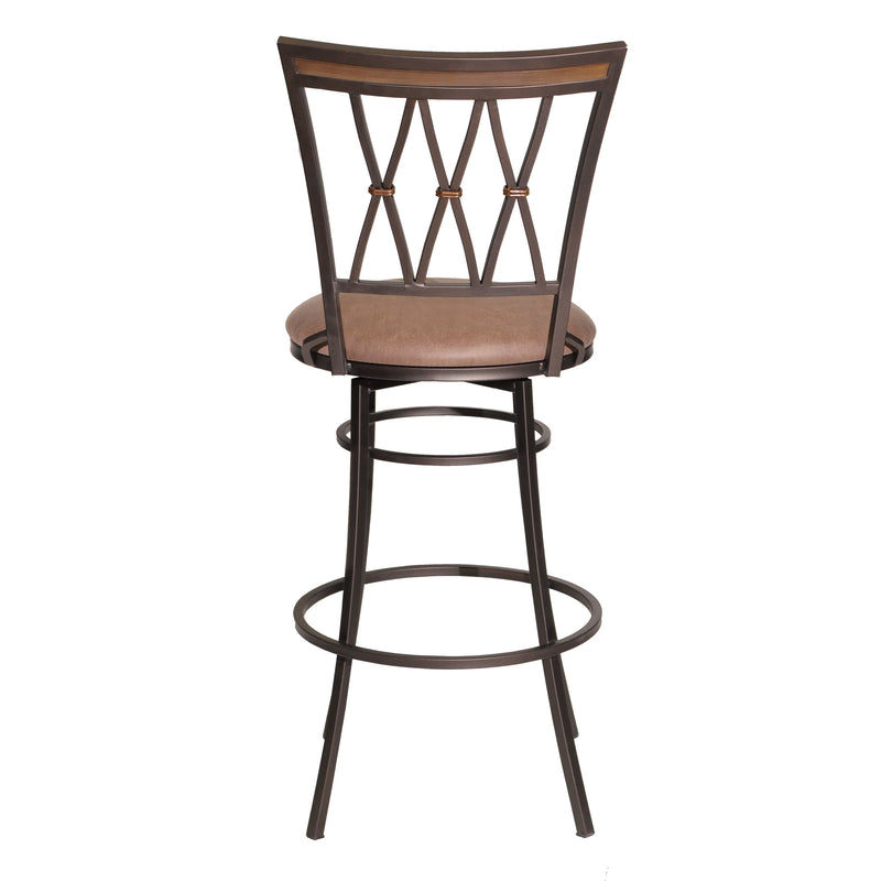 Steve Silver Sedona Dark Camel Swivel Bar Stool