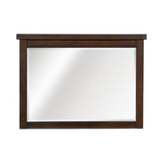 Home Elegance Logandale Brown Dresser And Mirror