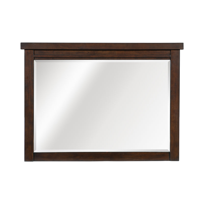 Home Elegance Logandale Brown Dresser And Mirror