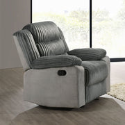 Acme Furniture Lesley Gray Motion Glider Recliner