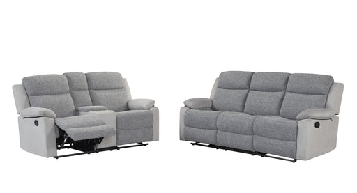 Global Furniture U6027 Grey 2pc Living Room Set