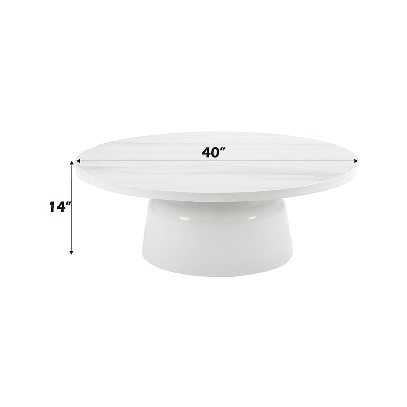 Acme Furniture Zaid White Coffee Table