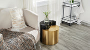 Galaxy Home Ying Yang Black Gold End Table