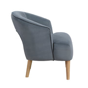 Home Elegance Dorset Dark Gray Accent Chair