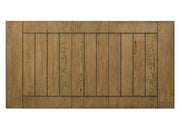 Crown Mark Bardstown Wheat Charcoal Dining Table