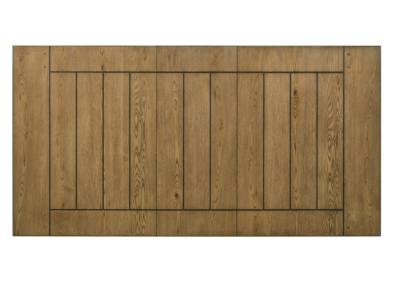 Crown Mark Bardstown Wheat Charcoal Dining Table