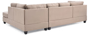Glory Furniture Malone Navy Blue Sectional