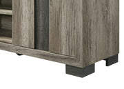 Crown Mark Rangley Grey Brown TV Stand