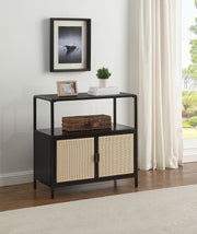 Coaster Furniture Amherst Black 2 Door Accent Cabinet