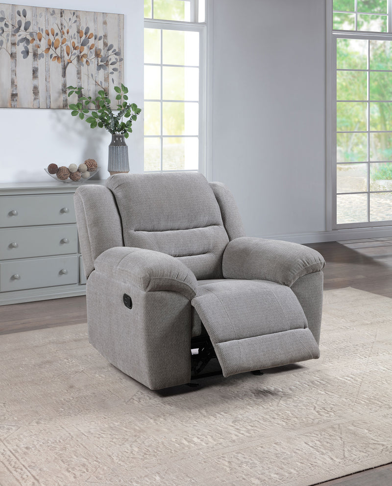 Coaster Furniture Gilson Grey Glider Recliner