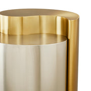 Galaxy Home Ying Yang Black Gold End Table