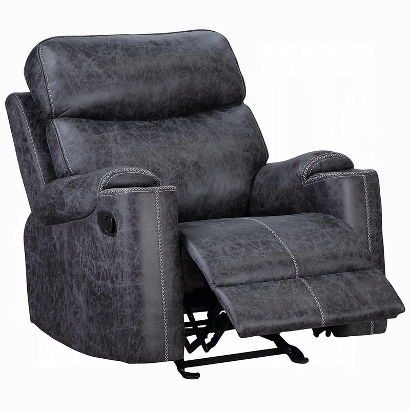 Acme Furniture Hirah Dark Gray Glider Recliner