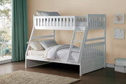 Home Elegance Galen 2pc Kids Bedroom Set with Twin Over Full Bunk Bed
