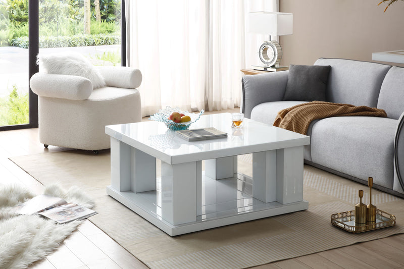 Glory Furniture White GM0170 Coffee Table