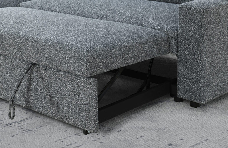 Global Furniture U1220 Onyx Pull Out Sofa Bed with USB