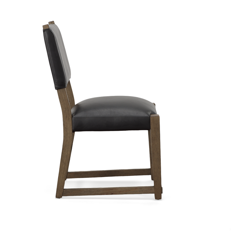 Steve Silver Atmore Black Brown 7pc Dining Set