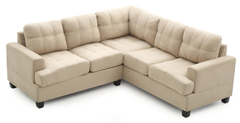 Glory Furniture Sandridge Aqua Sectional