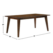 Steve Silver Canton Brown 72 Inch Dining Table