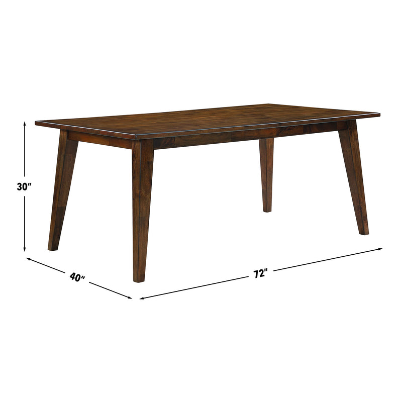 Steve Silver Canton Brown 72 Inch Dining Table
