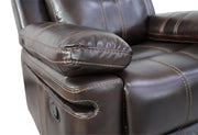 New Classic Furniture Kellen Brown Glider Recliner