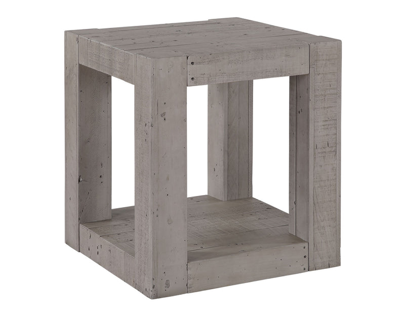 Steve Silver Pinedale Distressed Gray End Table