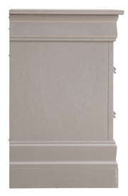 Glory Furniture Lorana Metalic Black Nightstand