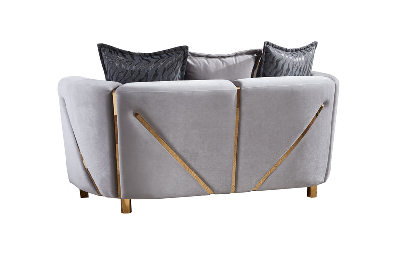 Galaxy Home Chanelle Beige Loveseat