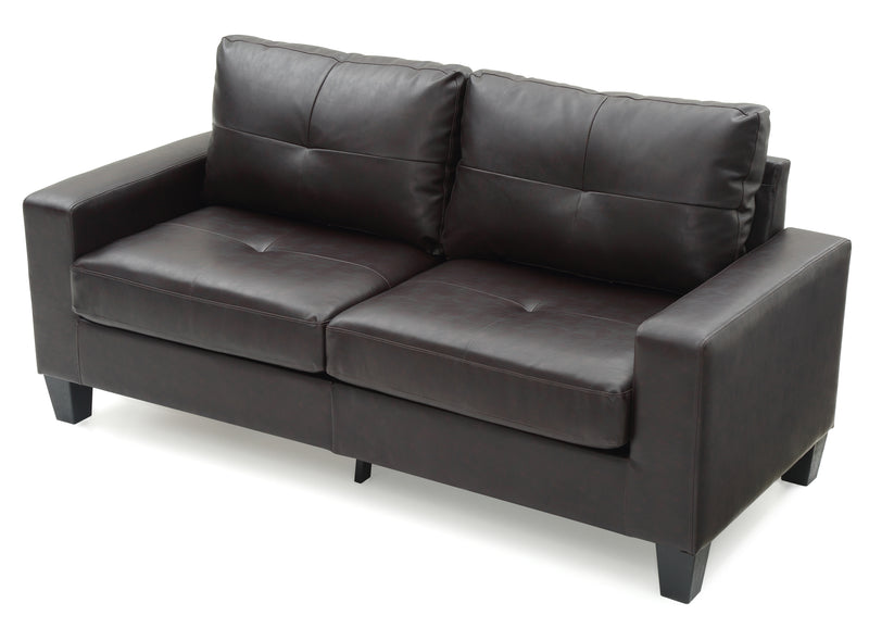 Glory Furniture Newbury Dark Brown Faux Leather Modular Sofa