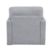 Home Elegance Pompano Gray Swivel Chair