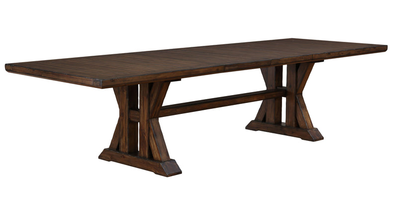 Steve Silver Auburn Dark Brown Extension Dining Table