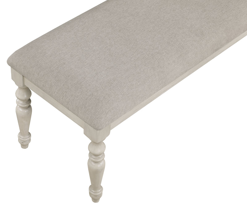 New Classic Furniture Jennifer White Dining Bench