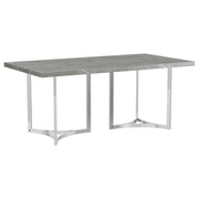 Coaster Furniture Sterling Grey Rectangular Dining Table