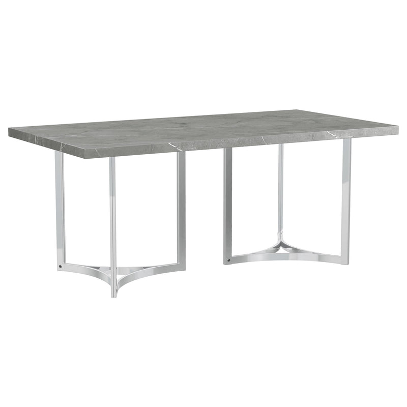 Coaster Furniture Sterling Grey Rectangular Dining Table