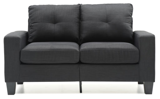 Glory Furniture Newbury Black Fabric Modular Loveseat