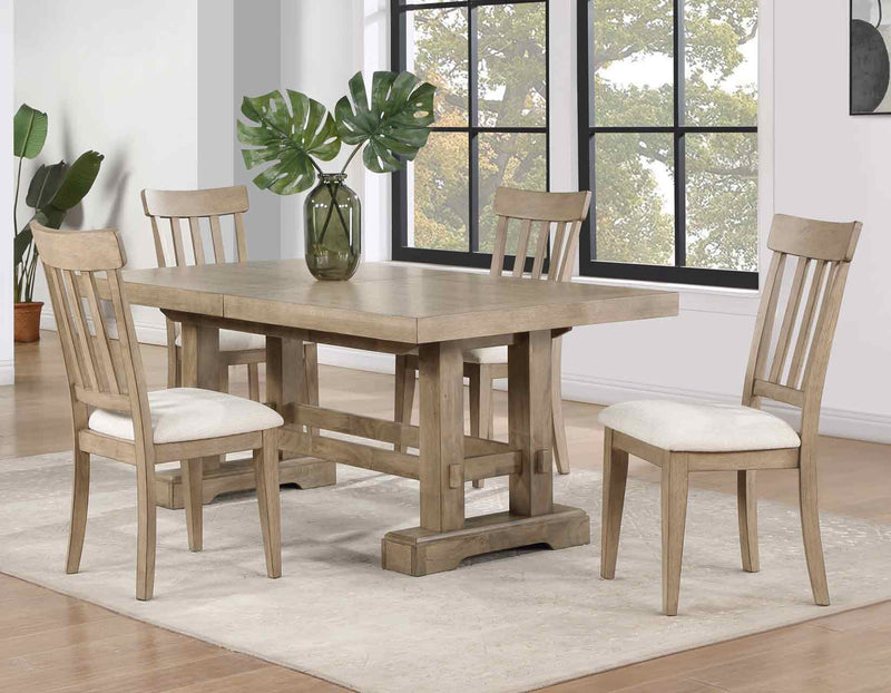 Steve Silver Napa Weathered Sand 5pc Dining Set