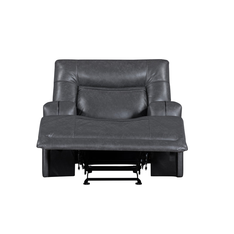 New Classic Furniture Titan Gray Glider Recliner