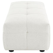 Coaster Furniture Everly Off White Rectangular Ottoman