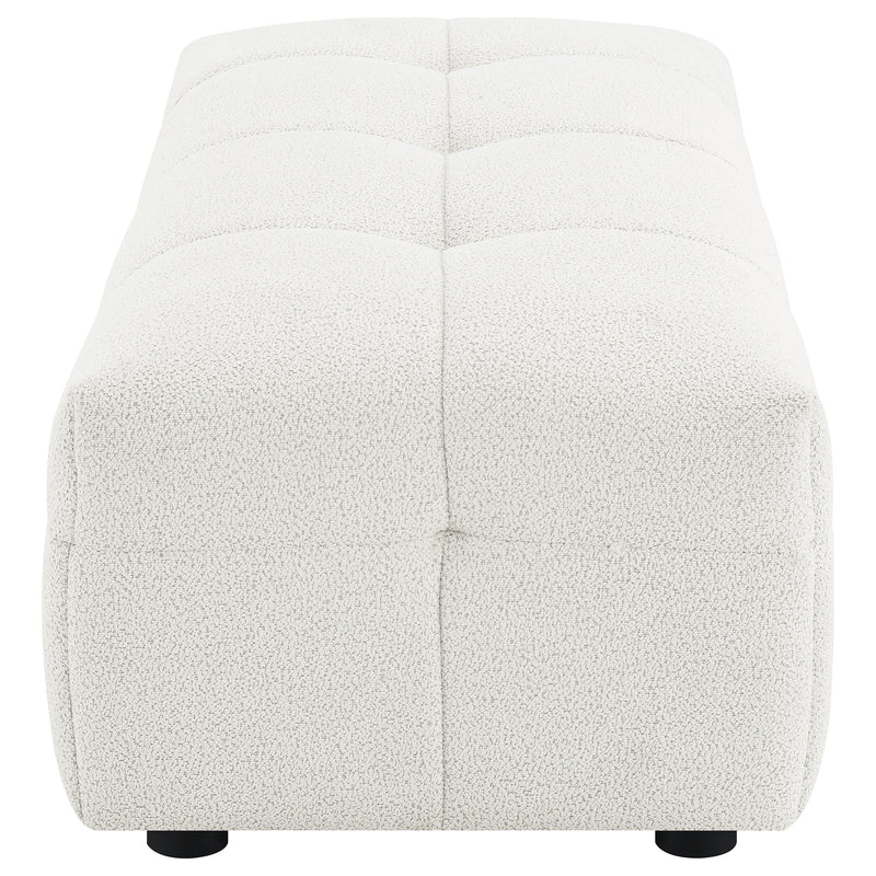 Coaster Furniture Everly Off White Rectangular Ottoman